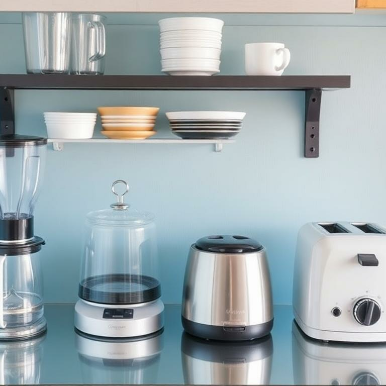 Small appliances (blenders, coffee makers, toasters)